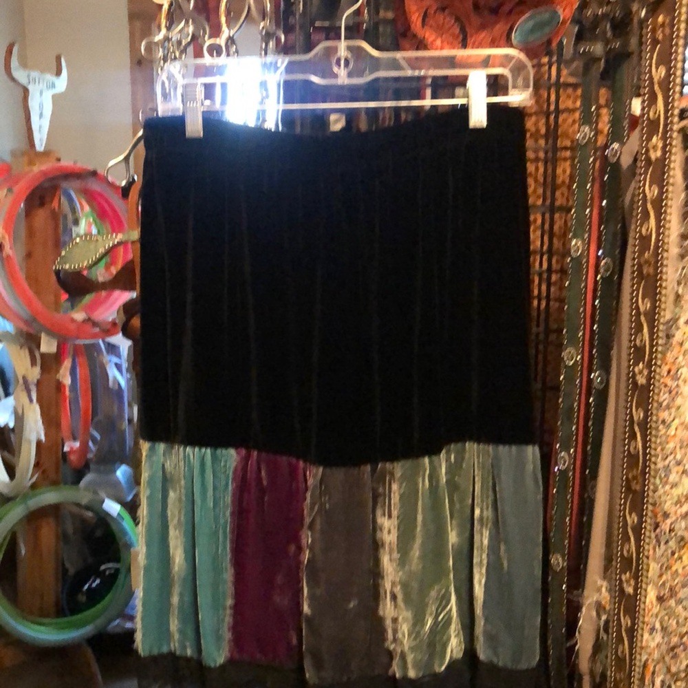 Reb Collections velvet midi skirt one of a kind!